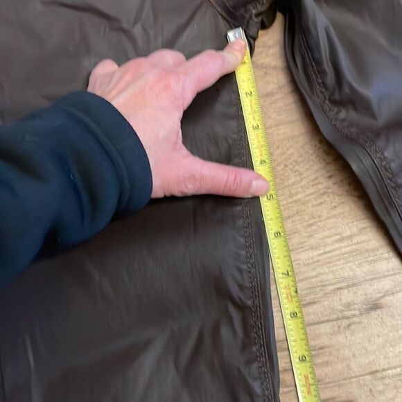 BLACK ORCHID BROWN VEGAN STRETCH LEATHER SKINNY LEG.  NEW - Picture 4 of 14